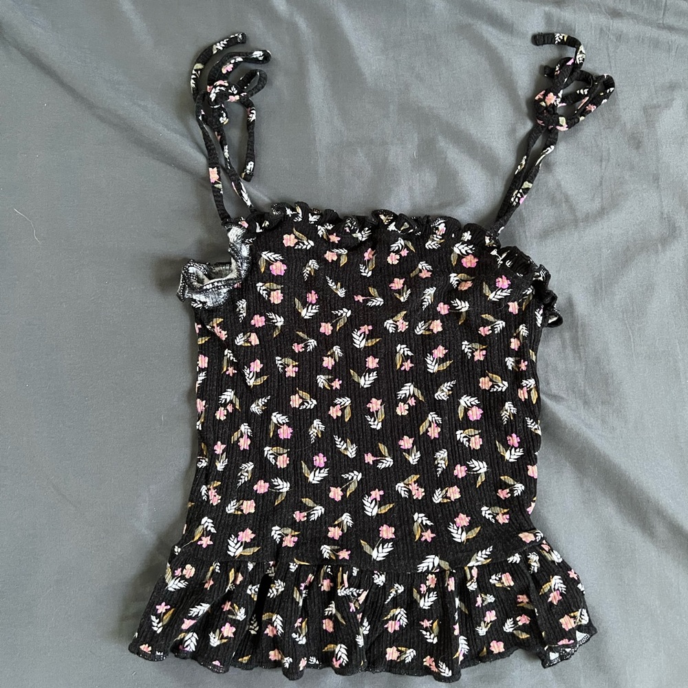 billabong floral crop top